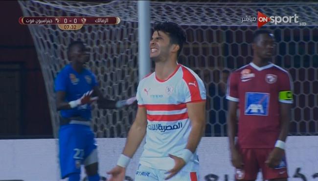 حارس جينيراسيون يحرم زيزو من تسجيل هدف رائع للزمالك
