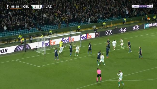 اهداف مباراة لاتسيو وسلتيك 1 2 الدورى الاوروبى