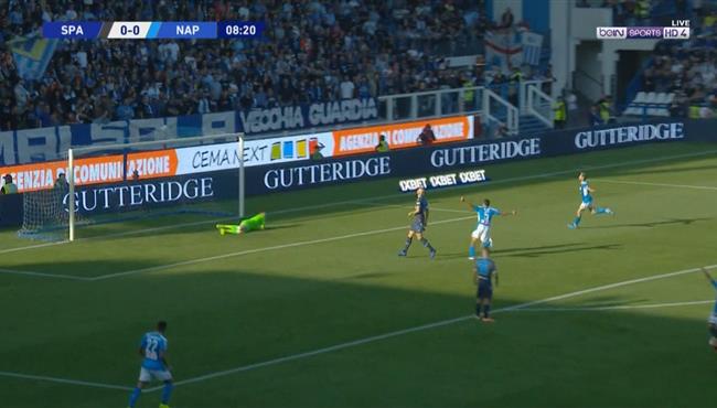 اهداف مباراة نابولي وسبال 1 1 الدوري الايطالي