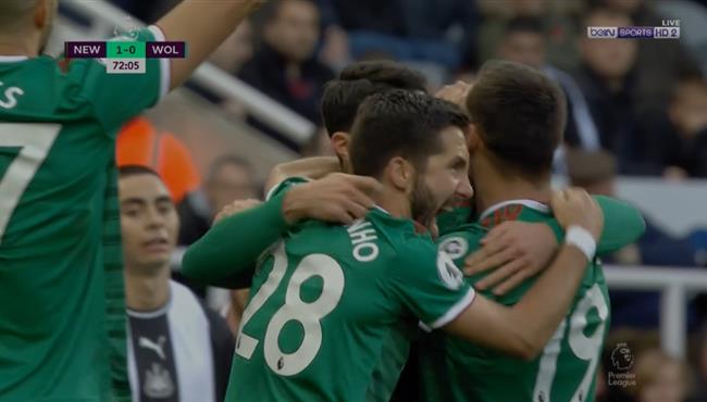 اهداف مباراة ولفرهامبتون ونيوكاسل 1 1 الدوري الانجليزي