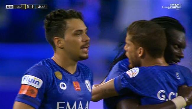 هدف الهلال الاول في مرمي النصر بالدوري السعودي كارلوس ادواردو