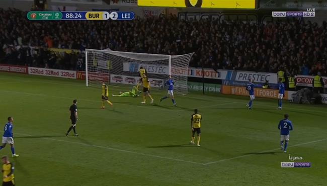 اهداف مباراة ليستر سيتي وبورتون البيون 3 1 كأس الرابطة الانجليزية