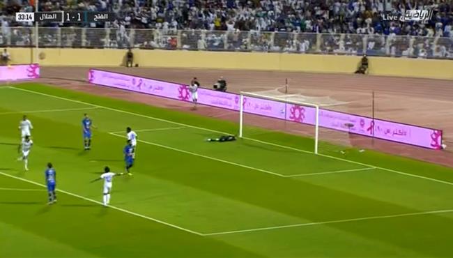 هدف الهلال الثاني في مرمي الفتح بالدوري السعودي