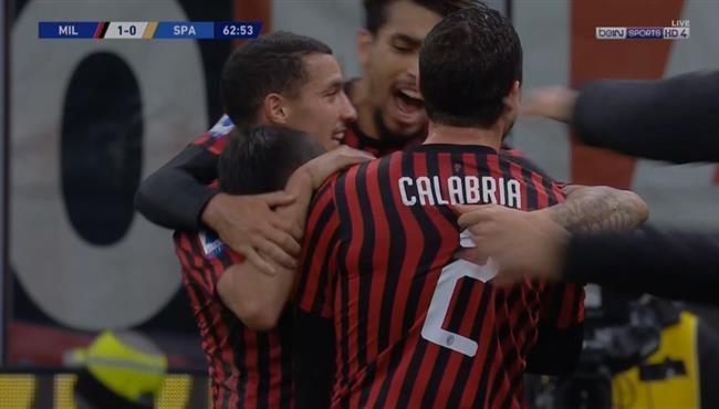 هدف فوز ميلان علي سبال 1 0 الدوري الايطالي