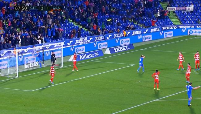 هدف عالمي في مباراة خيتافي وغرناطة بالدوري الاسباني