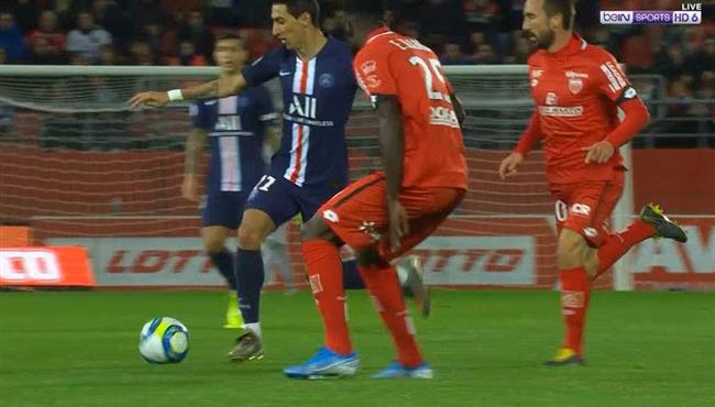 مهارة رائعه من دي ماريا في مباراة باريس سان جيرمان وديجون