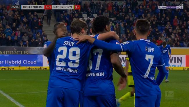 اهداف مباراة هوفنهايم وبادربورن 3 0 الدوري الألماني
