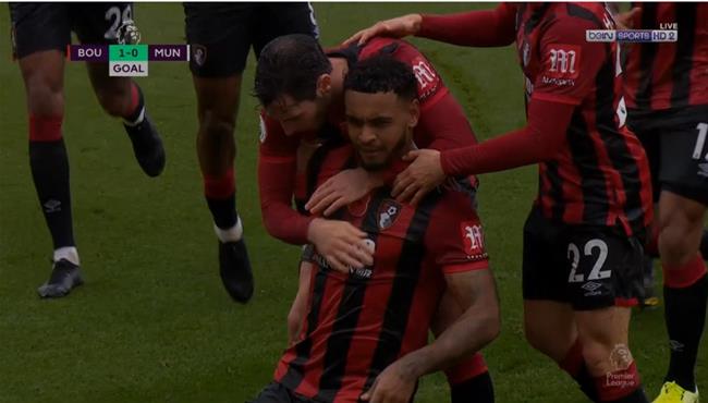 هدف فوز بورنموث علي مانشستر يونايتد 1 0 الدوري الانجليزي