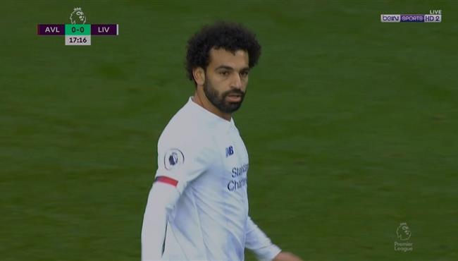 حارس استون فيلا يحرم محمد صلاح من تسجيل هدف لليفربول