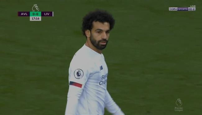 ملخص لمسات محمد صلاح في مباراة ليفربول واستون فيلا تعليق حفيظ دراجي
