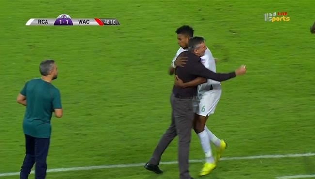 هدف تعادل الرجاء مع الوداد ورد فعل كارتيرون