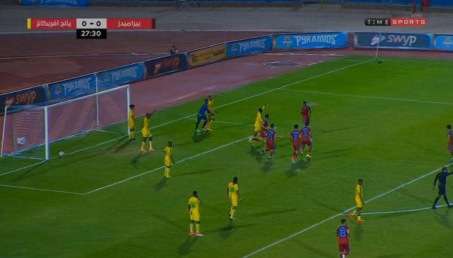 هدف بيراميدز الاول في مرمي يانج افريكانز بكأس الكونفيدرالية