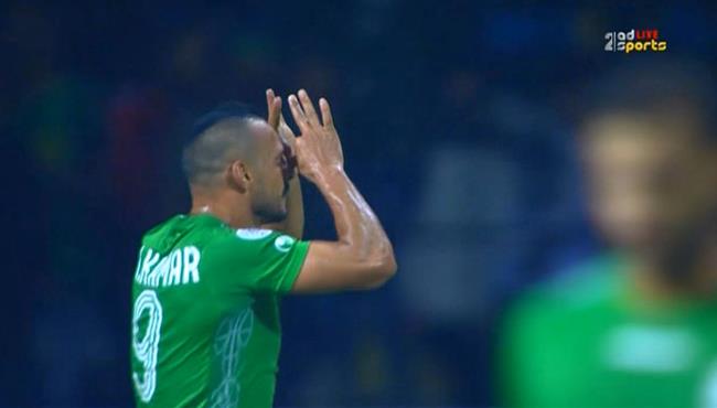 هدف الاتحاد السكندري الثانى فى مرمى المحرق خالد قمر