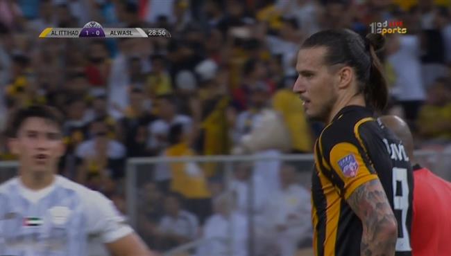 هدف الاتحاد الاول في مرمي الوصل بالبطولة العربية