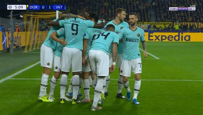 هدف لوتارو مارتينيز الرائع في مرمي دورتموند دوري ابطال اوروبا