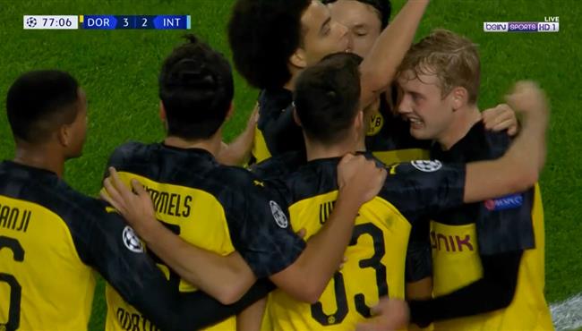 اهداف مباراة دورتموند وانتر 3 2 دوري ابطال اوروبا