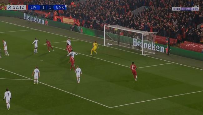 اهداف مباراة ليفربول وجينك 2 1 دروي ابطال اوروبا