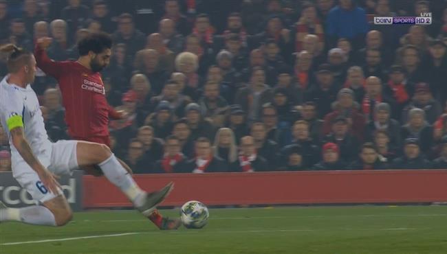محمد صلاح يهدر فرصة هدف محقق امام مرمي جينك في دروي ابطال اوروبا