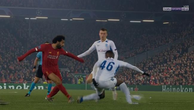 هدف تشامبرلين فى مرمى جينك اسيست محمد صلاح