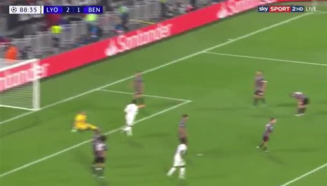اهداف مباراة ليون وبنفيكا 3 1 دوري ابطال اوروبا