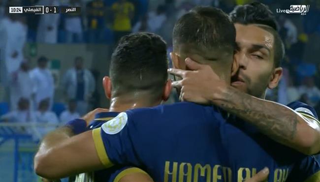 هدف النصر الاول في مرمي الفيصلي الدوري السعودى