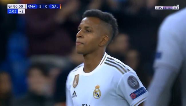 رودريجو يسجل هاتريك في مباراة ريال مدريد وجلطة سراي دوري ابطال اوروبا