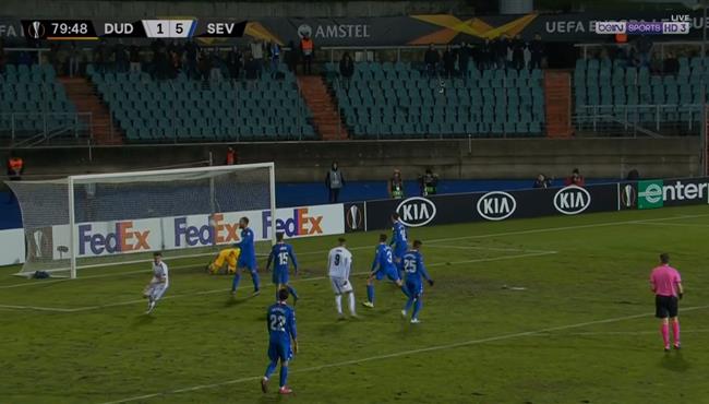 اهداف مباراة اشبيلية ودوديلانج 5 2 الدوري الاوروبي