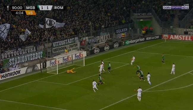 اهداف روما وبوروسيا مونشنجلادباخ 1 2 الدوري الاوروبي