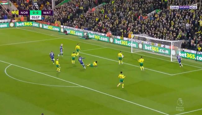 اهداف مباراة واتفورد ونورويتش سيتي 2 0 الدوري الانجليزي