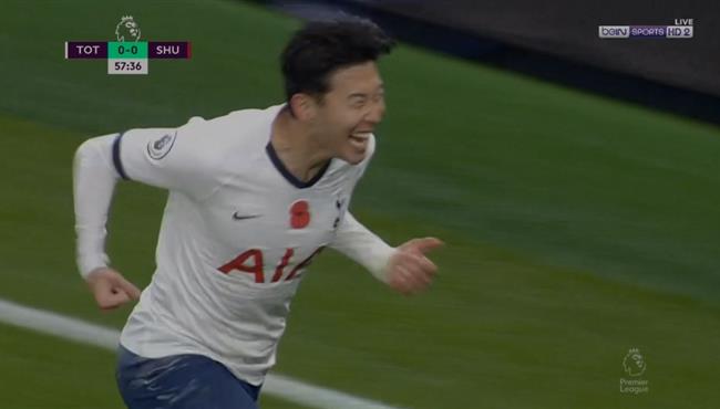هدف سون في مرمي شيفيلد بالدوري الانجليزي