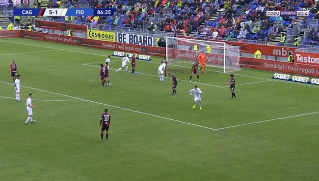 اهداف مباراة فيورنتينا وكالياري 2 5 الدوري الايطالي