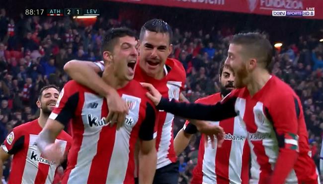 اهداف مباراة اتليتك بيلباو وليفانتي 2 1 الدوري الاسباني