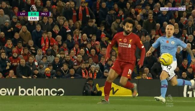 ملخص لمسات محمد صلاح امام مانشستر سيتي تعليق عصام الشوالي