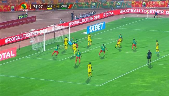 هدف الكاميرون الاول في مرمي مالي كاس امم افريقيا تحت 23