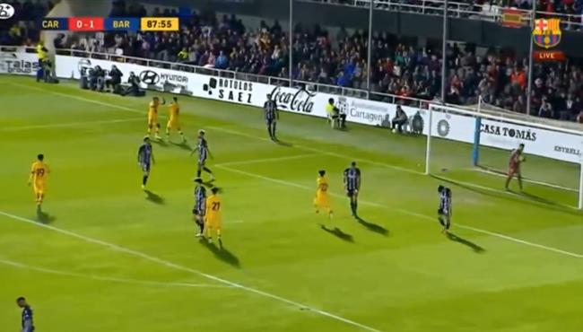 اهداف مباراة برشلونة وقرطاجنة 2 0 مباراة ودية