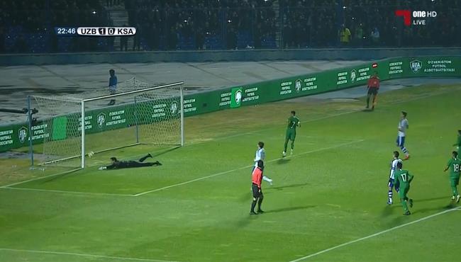 هدف تعادل السعودية مع اوزبكستان 1 1 تصفيات كاس العالم اسيا
