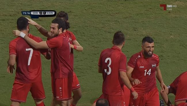 اهداف مباراة سوريا والصين 2 1 تصفيات اسيا لكأس العالم