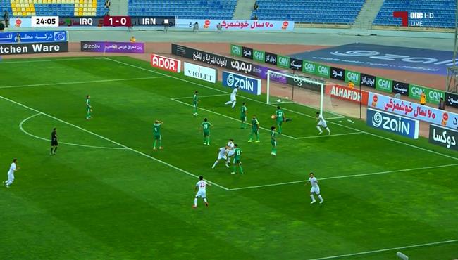 هدف تعادل ايران مع العراق 1 1 تصفيات اسيا لكاس العالم