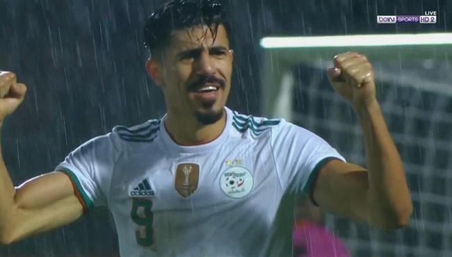 هدف الجزائر الخامس في مرمي زامبيا بغداد بو نجاح