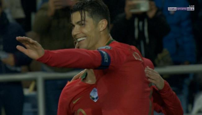 هاتريك كريستيانو رونالدو امام ليتوانيا في تصفيات امم اوروبا