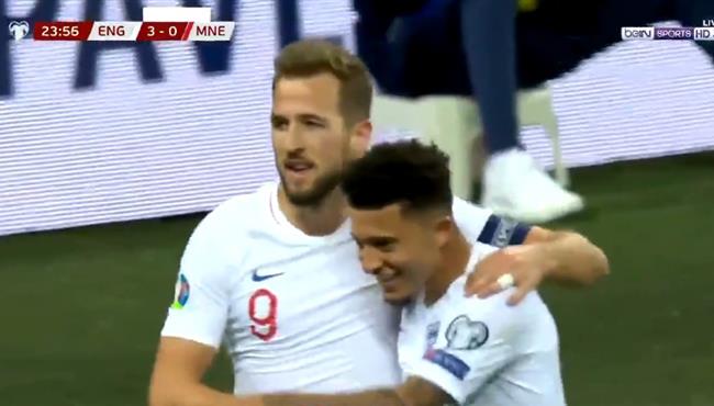 هاتريك هاري كين امام مونتينيجرو في تصفيات امم اوروبا