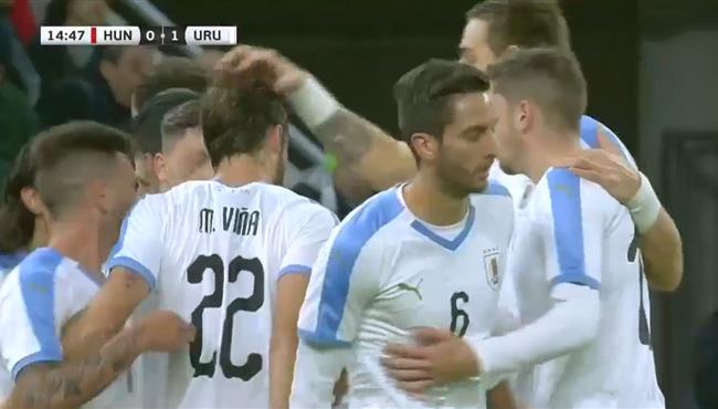 اهداف مباراة اوروجواي والمجر 2 1 مباراة ودية