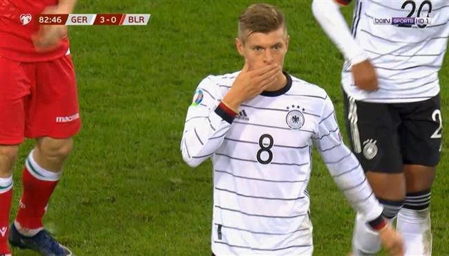 هدف المانيا الرابع في مرمي بيلاروسيا توني كروس