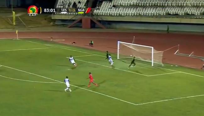 اهداف مباراة نيجيريا وليسوتو 4 2 تصفيات امم افريقيا