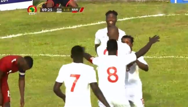 اهداف مباراة غينيا وناميبيا 2 0 تصفيات امم افريقيا