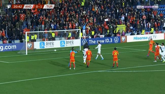 اهداف مباراة تركيا واندورا 2 0 تصفيات امم اوروبا