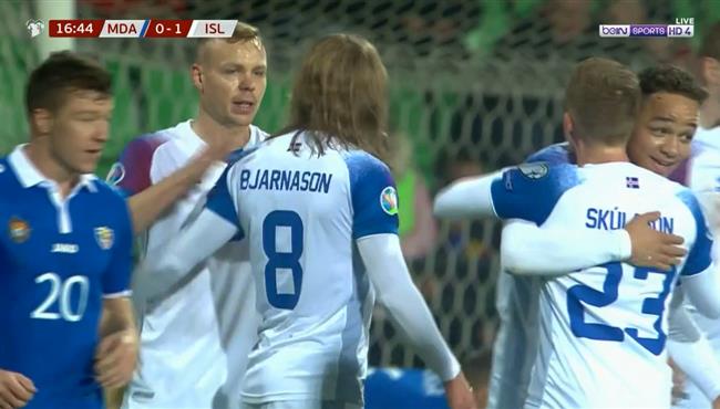 اهداف مباراة أيسلندا ومولدوفا 2 1 تصفيات امم اوروبا