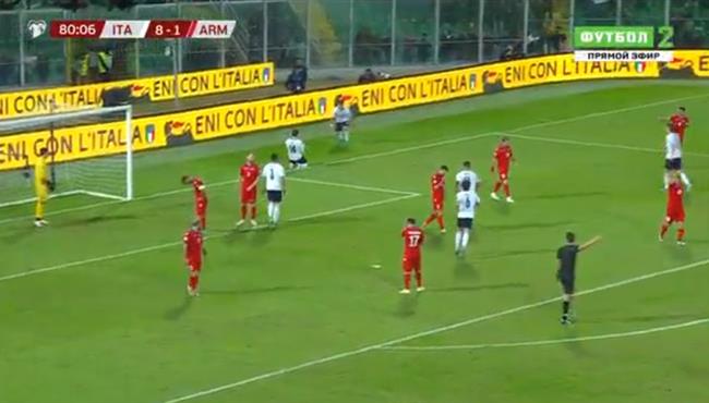 اهداف مباراة ايطاليا وأرمينيا 9 1 تصفيات امم اوروبا