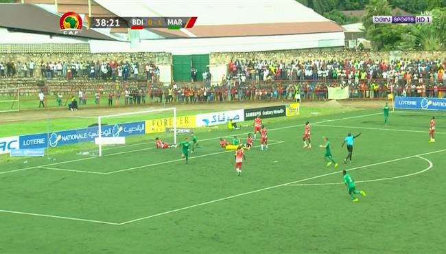 هدف المغرب الثانى فى مرمى بورندي 2 0 تصفيات كاس امم افريقيا