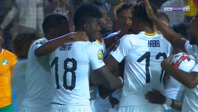 هدف تعادل غانا مع كوت ديفوار 1 1 كاس امم افريقيا تحت 23